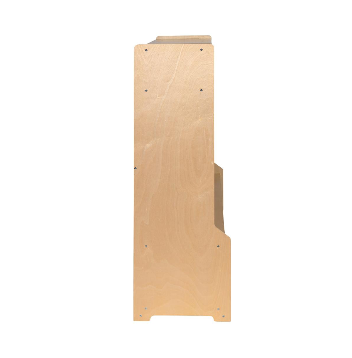 Emma+Oliver Wood School Coat Locker With Bench, Cubbies And Storage Organizer Hook