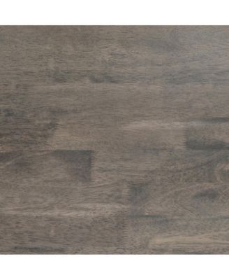 Matty Rustic Coffee Table With Lower Shelf, Farmhouse Style Solid Wood Accent Table