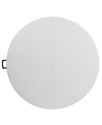 4-Foot Round Bi-Fold Plastic Banquet And Event Folding Table With Carrying Handle