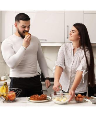 Stainless Steel Dough Blender, Pastry Cutter, Heavy Duty Pastry Blender and Dough Cutter with Blades