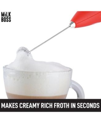 Milk Boss Milk Frother With Holster Stand
