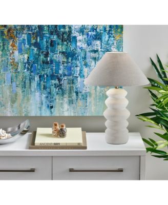 25" Matte Ceramic Marcey Table Lamp