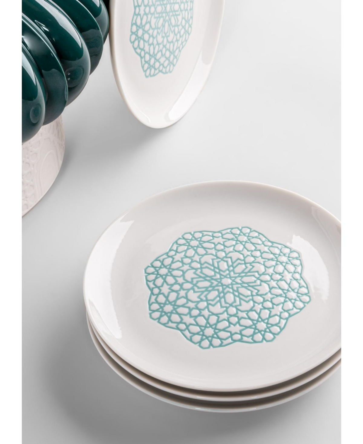 Lladrò Majestic Nights Box With Plates In Multi