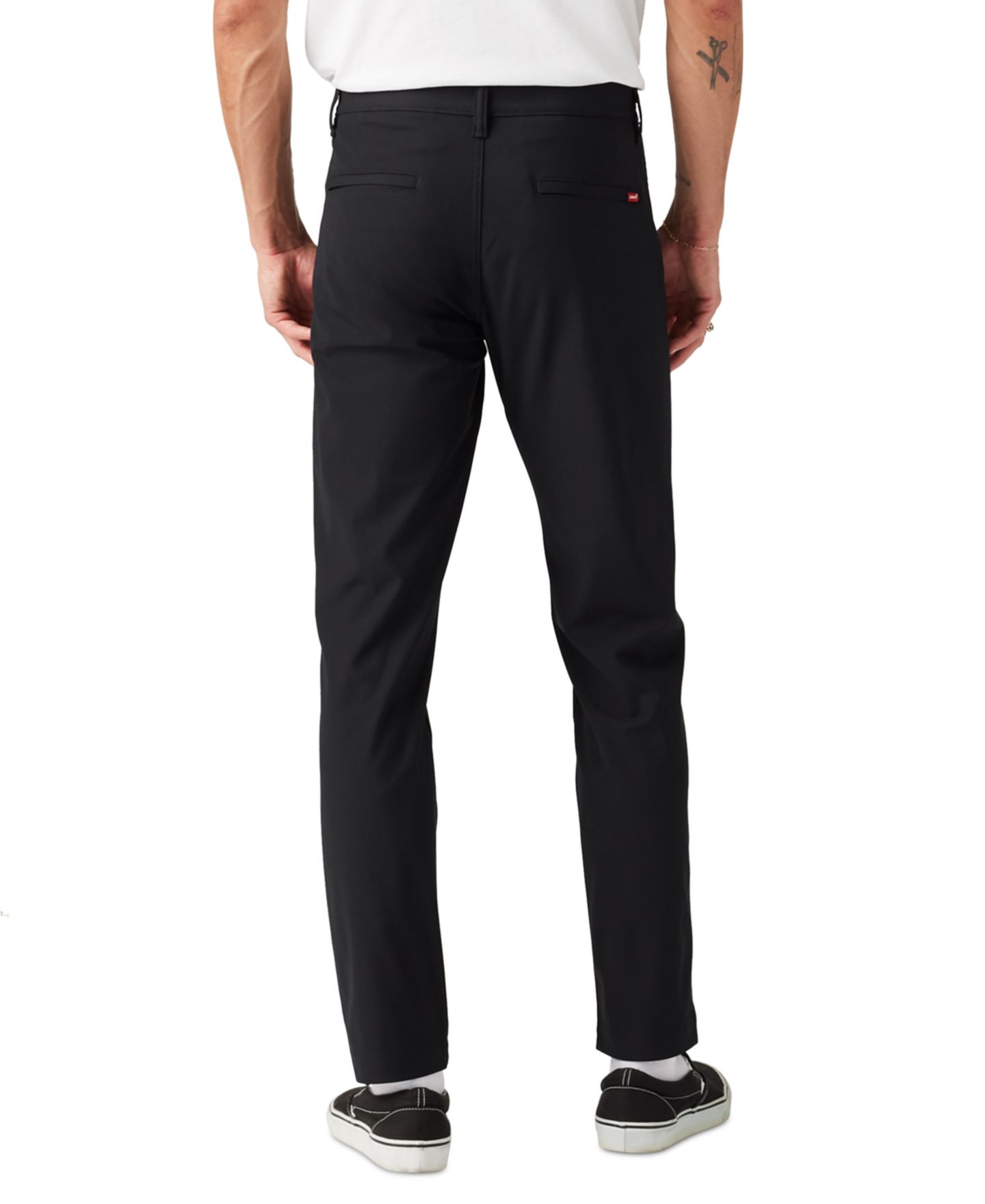 Мужские брюки Levi's XX Standard Tapered Fit Flex-Tech Chino, цвет: Чёрный — фото 2