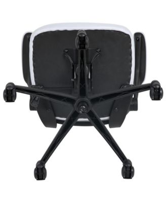 Mid-Back Mesh Swivel Ergonomic Task Office Chair With Flip-Up Arms