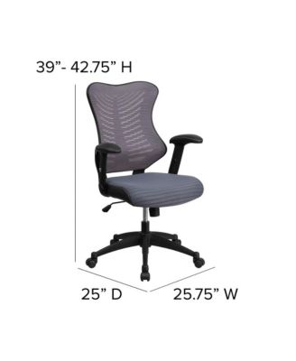 High Back Designer Mesh Executive Ergonomic Office Chair W/ Adjustable Arms