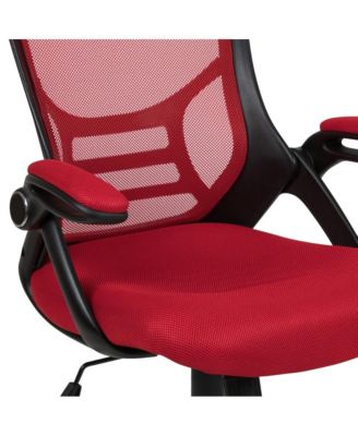High Back Mesh Ergonomic Office Chair With Flip-Up Arms