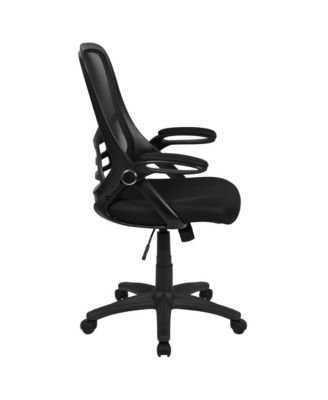 High Back Mesh Ergonomic Office Chair With Flip-Up Arms