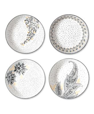 Sara Miller Artisanne Noir Pasta Bowls, Set of 4