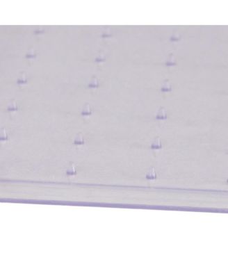 Carpet Chair Mat with Lip and Scuff and Slip Resistant Textured Top