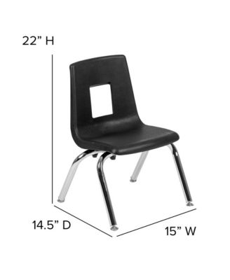 60" Circle Wave Collaborative Laminate Activity Table Set With 12" Student Stack Chairs
