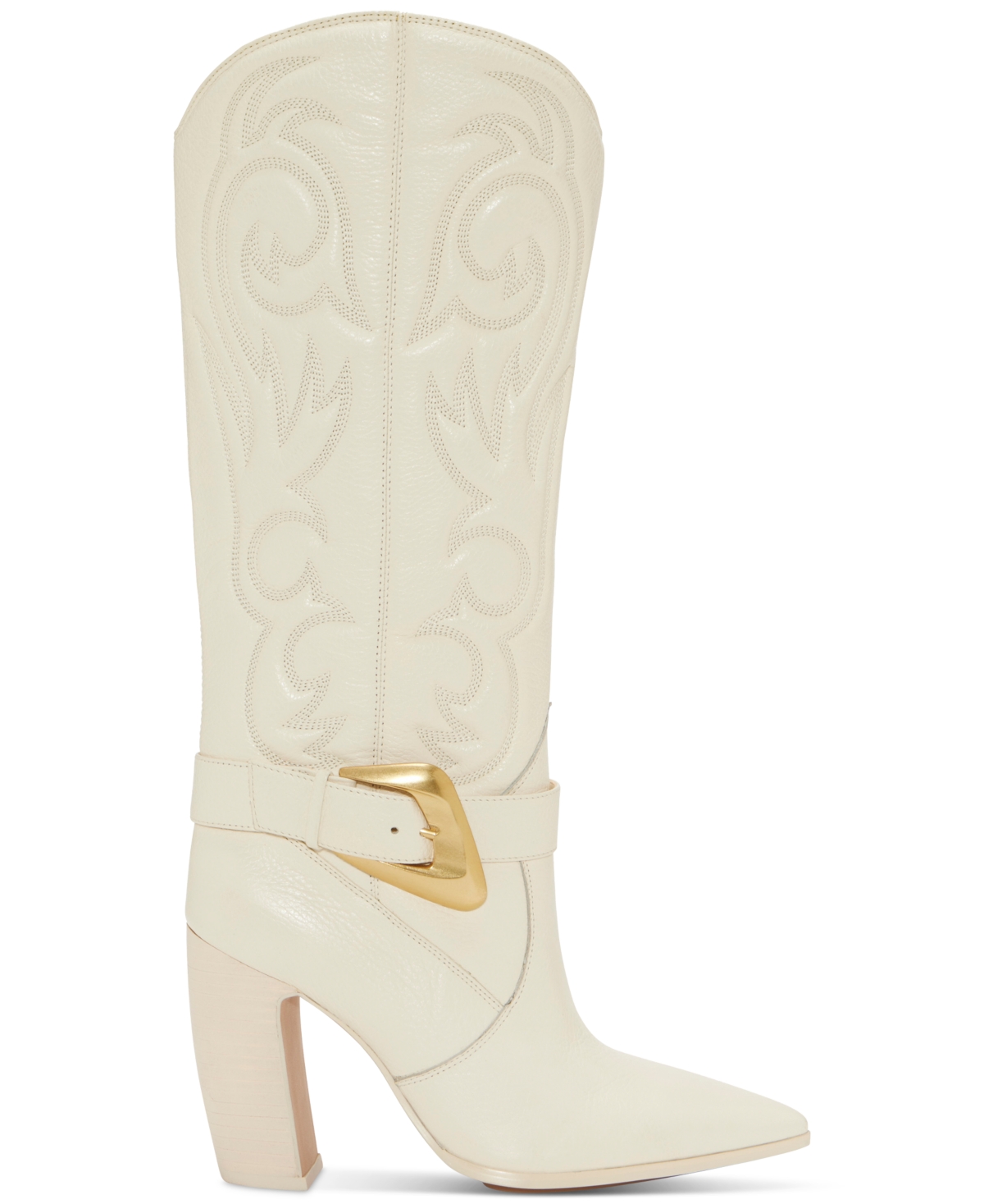 Vince Camuto Women's Biancaa Wide-Calf Buckled Cowboy Dress Boots