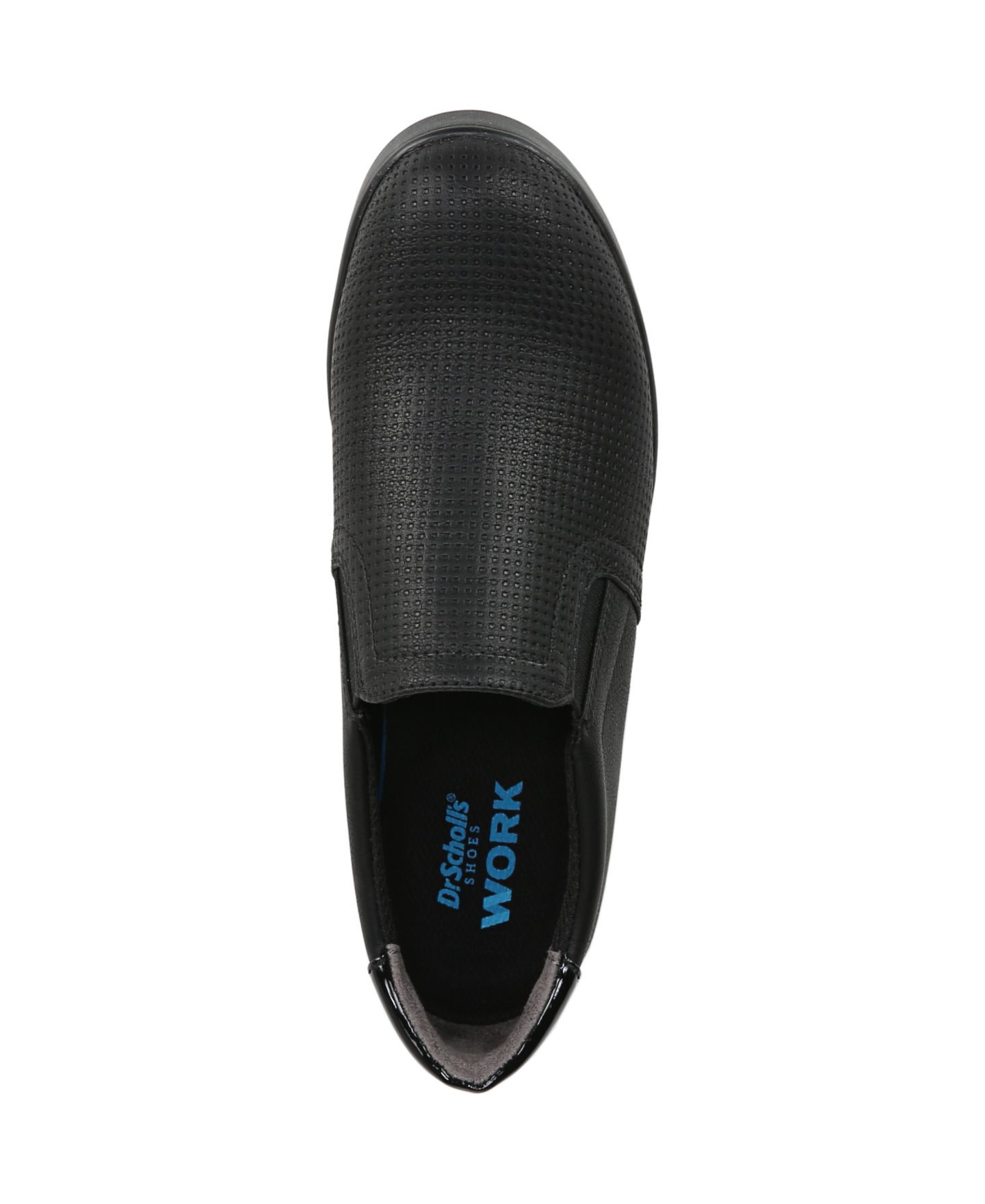 Женские кроссовки Dr. Scholl's Madison Sr. Slip-Resistant Work Slip Ons, цвет: Чёрная искусственная кожа — фото 4