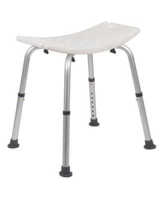 Tool-Free 300 Lb. Capacity, Adjustable Bath & Shower Chair W/ Non-Slip Feet