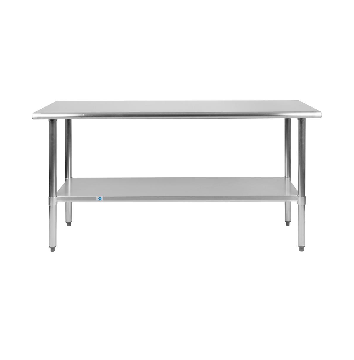 Gauge Prep And Work Table With Undershelf - Stainless steel