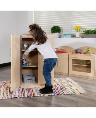 Children's Wood Refrigerator For Commercial Or Home Use - Kid Friendly Design
