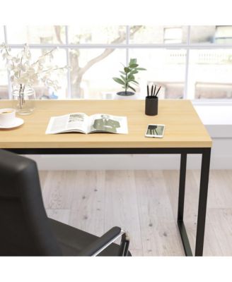 Berlin Computer Desk With Open Metal Frame