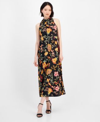 Anne Klein - Women's Floral-Print Maxi Dress
