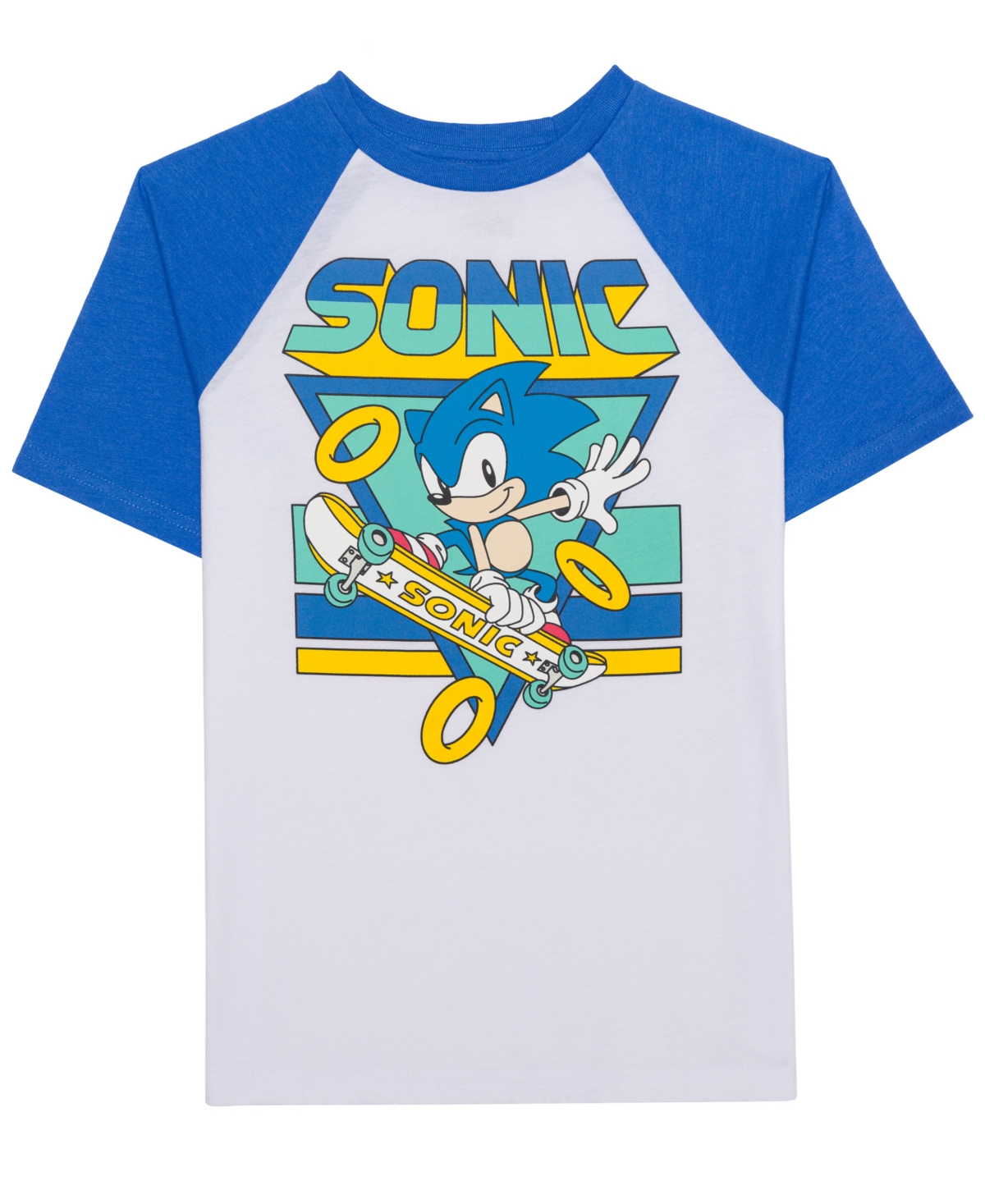 Sonic Kids' Big Boys Graphic Print T-shirt In Multi