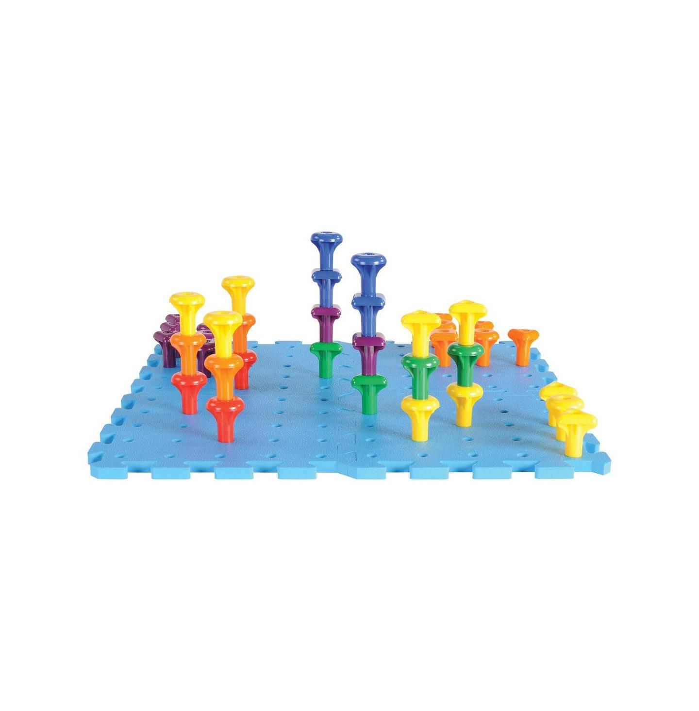 Детские игрушки Learning Advantage Geo Pegs Classroom Set Shape & Color Sorting 172-Piece, Ages 18 Months+ — фото 3