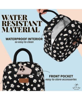 Insulated Tote Lunch Bag With Soft Padded Handles