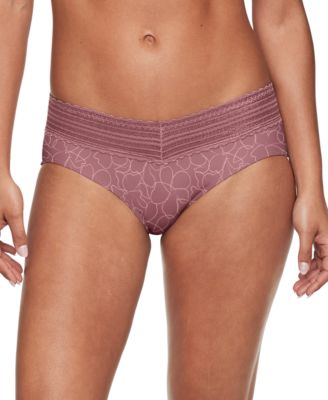 Warners&reg; No Pinching, No Problems&reg; Dig-Free Comfort Waist with Lace Microfiber Hipster 5609J