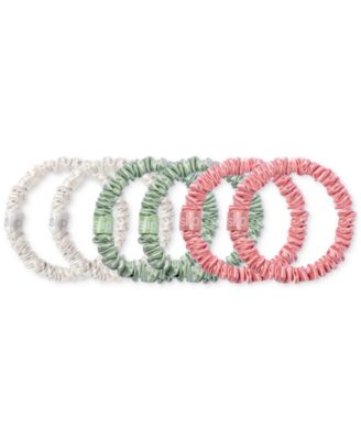 6-Pc. Pure Silk Skinny Scrunchies Set