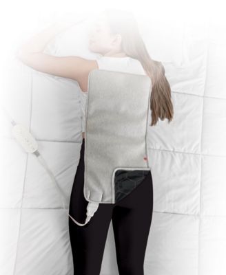 Calming Heat Massaging Weighted Heating Pad with Copper and Charcoal