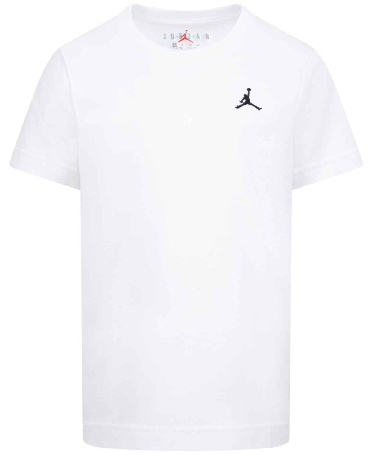 Jordan Little Boys Jumpman Air Embroidered Short-sleeve T-shirt In Gym Red