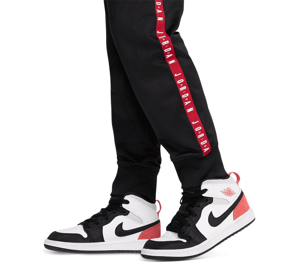 Jordan Little Boys Air Tricot Jacket And Pants, 2 Piece Set In Black