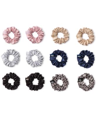 12-Pc. Pure Silk Minnie Scrunchies Classic Set