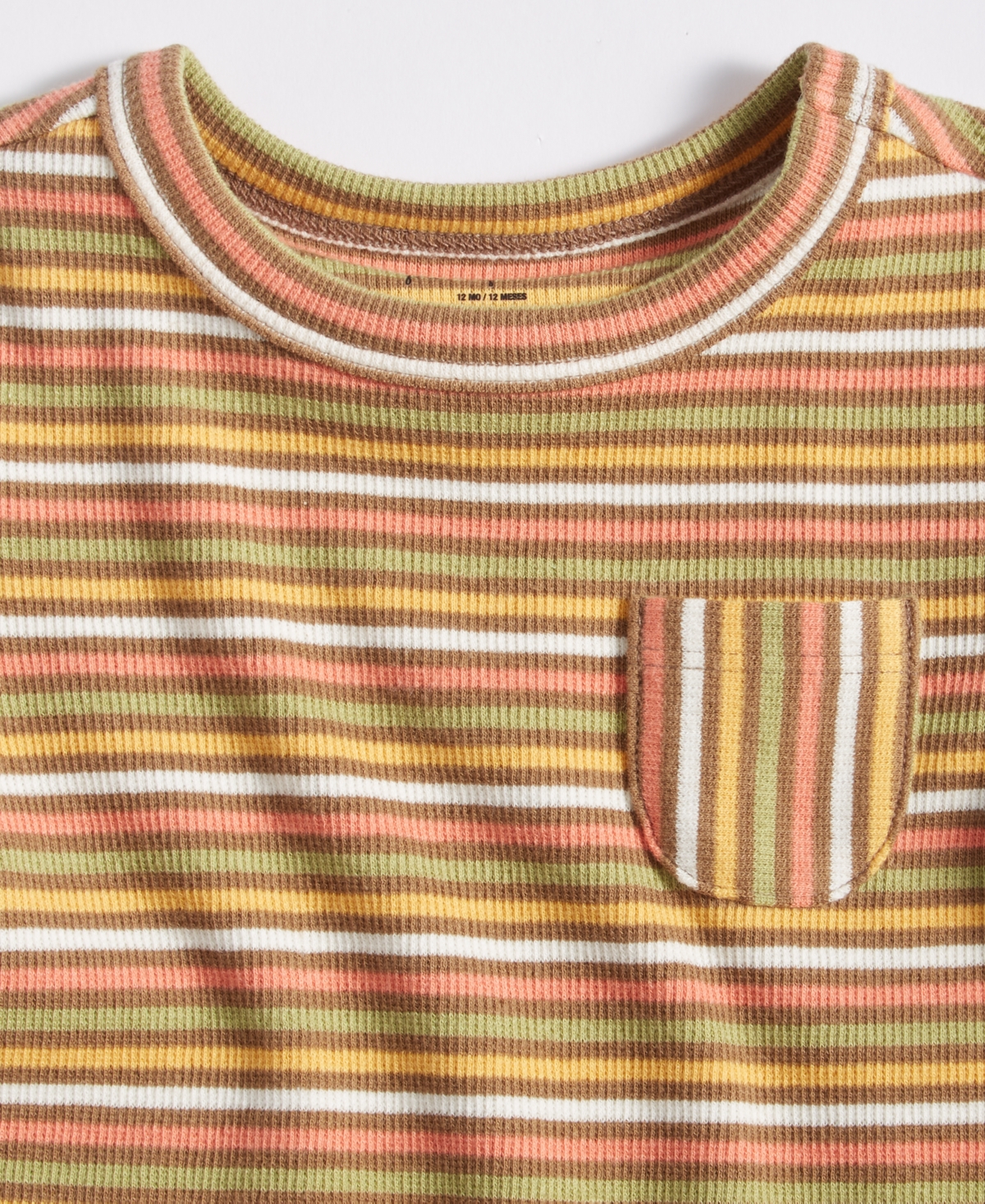 First Impressions Baby Boys Rib Tommy Striped Short-Sleeve T-Shirt, Created for Macy's