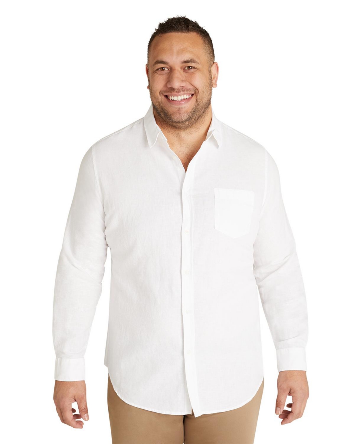 Men's Anders Linen Shirt - Olive
