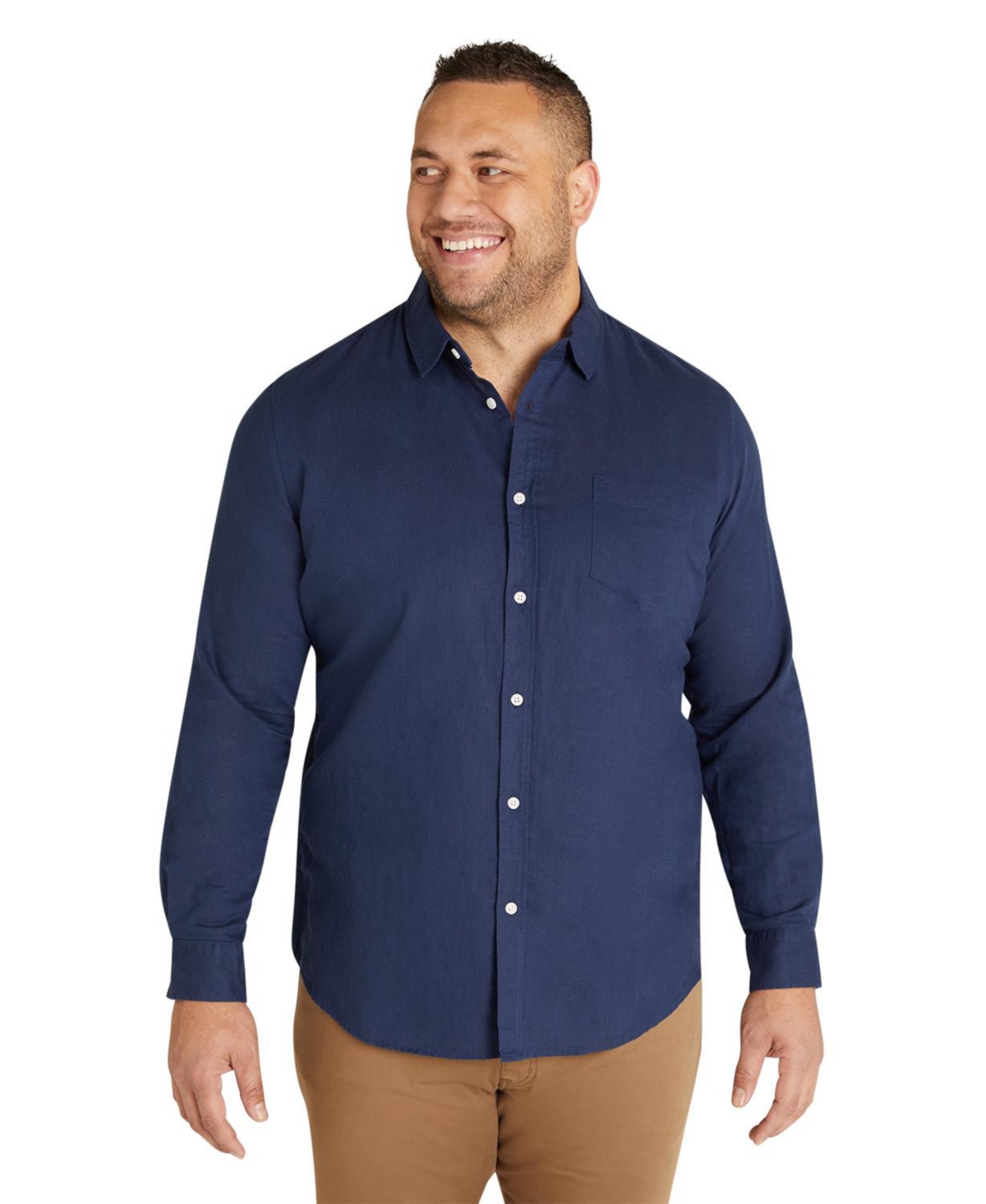Men's Anders Linen Shirt - Olive