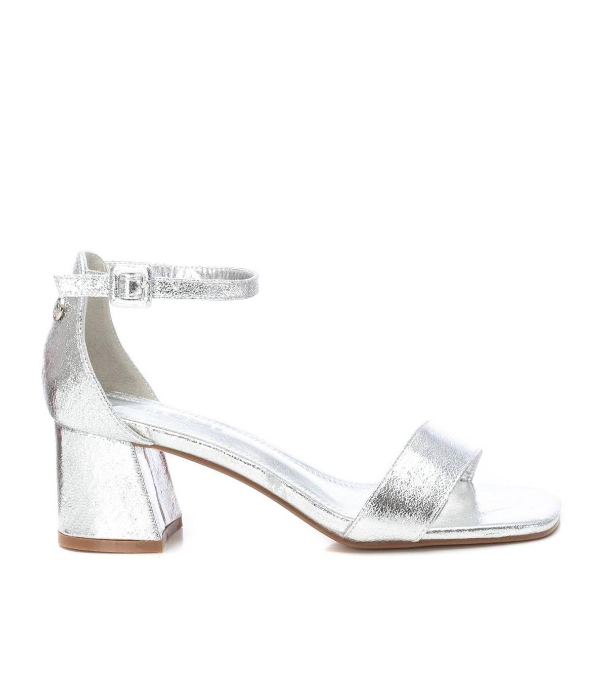 Women's Block Heel Sandals By - Silver