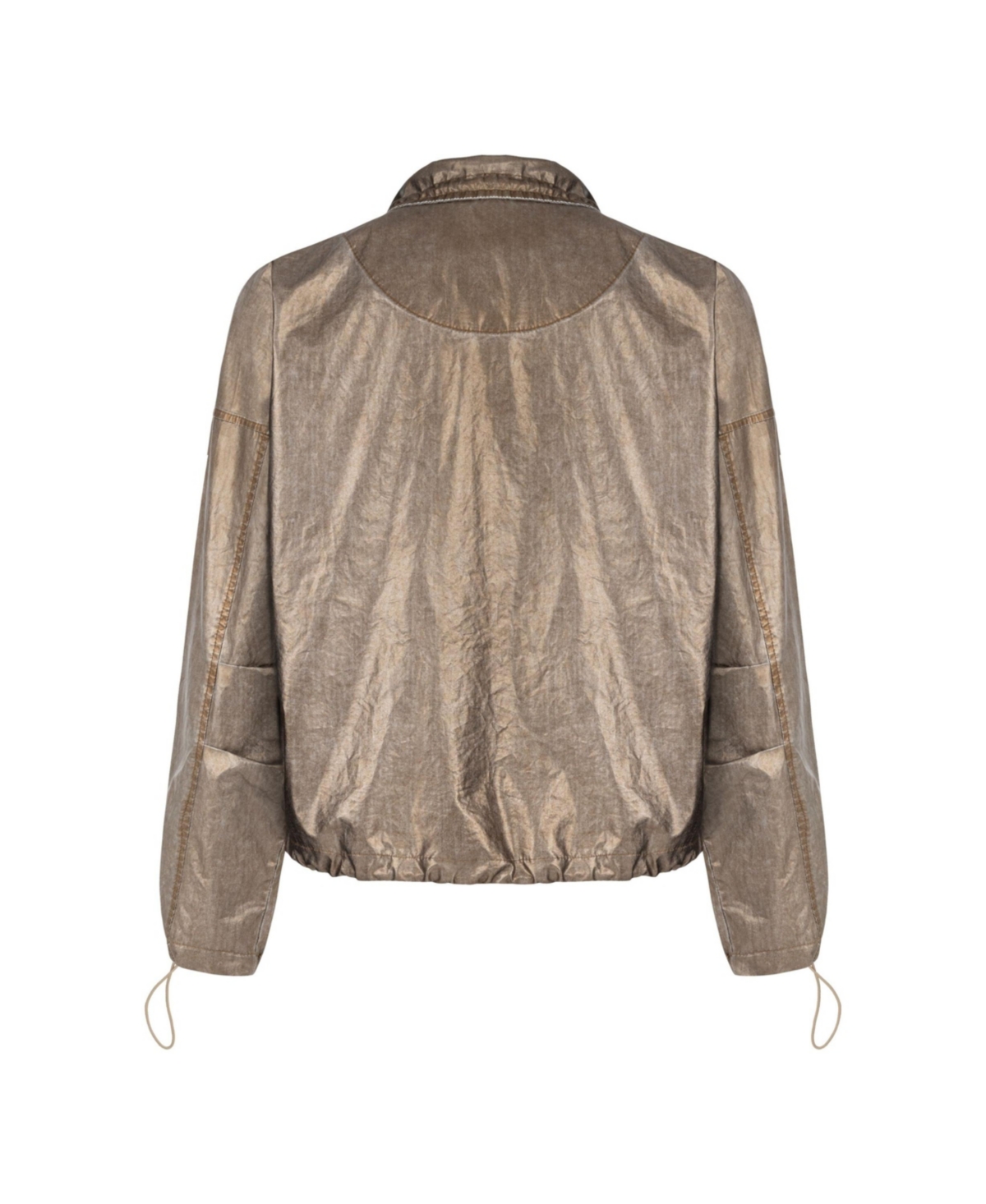 Nocturne Women's Bronze Metallic Jacket