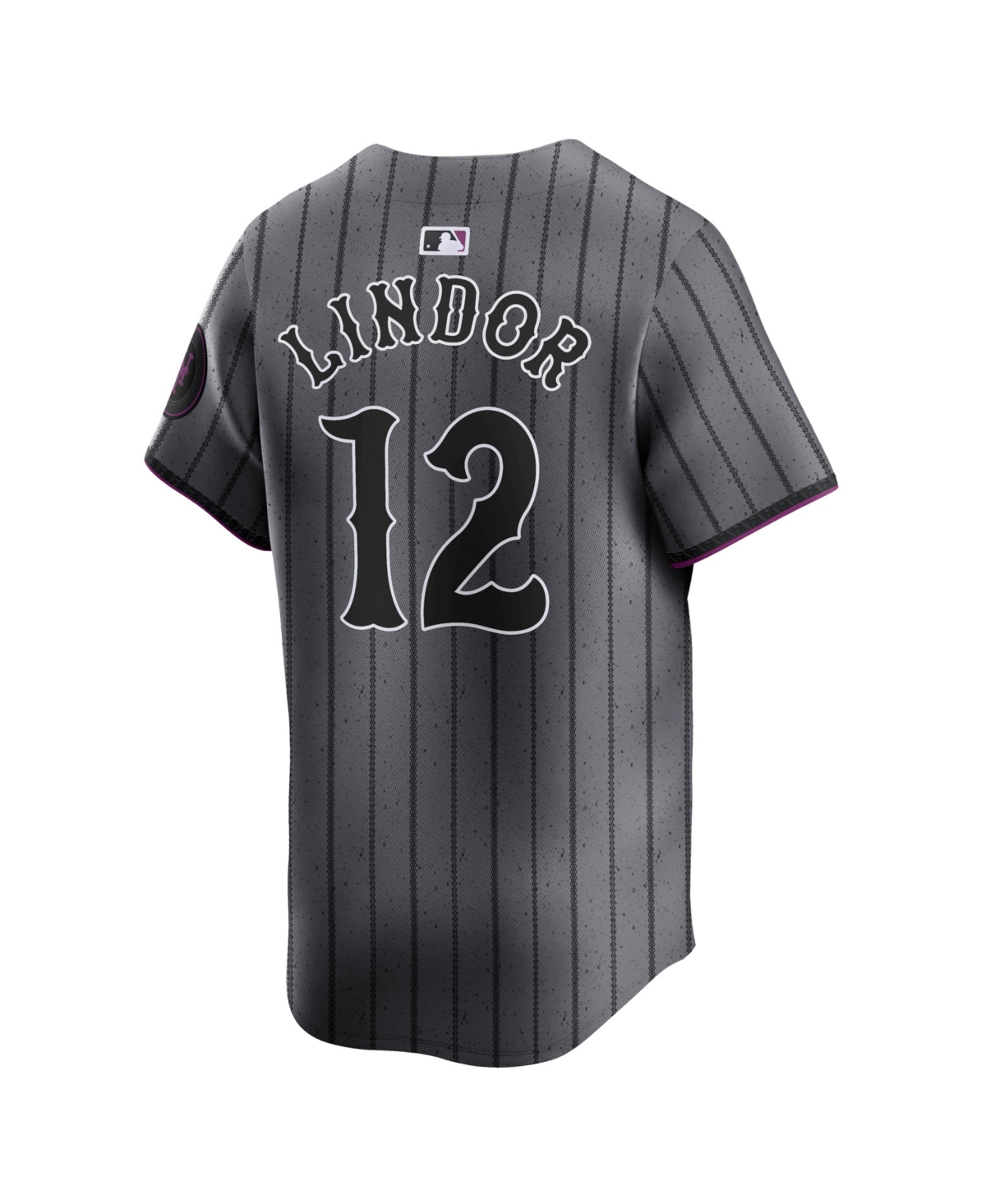 Nike Men's Graphite Francisco Lindor New York Mets 2024 City Connect Limited Player Jersey -Graphite