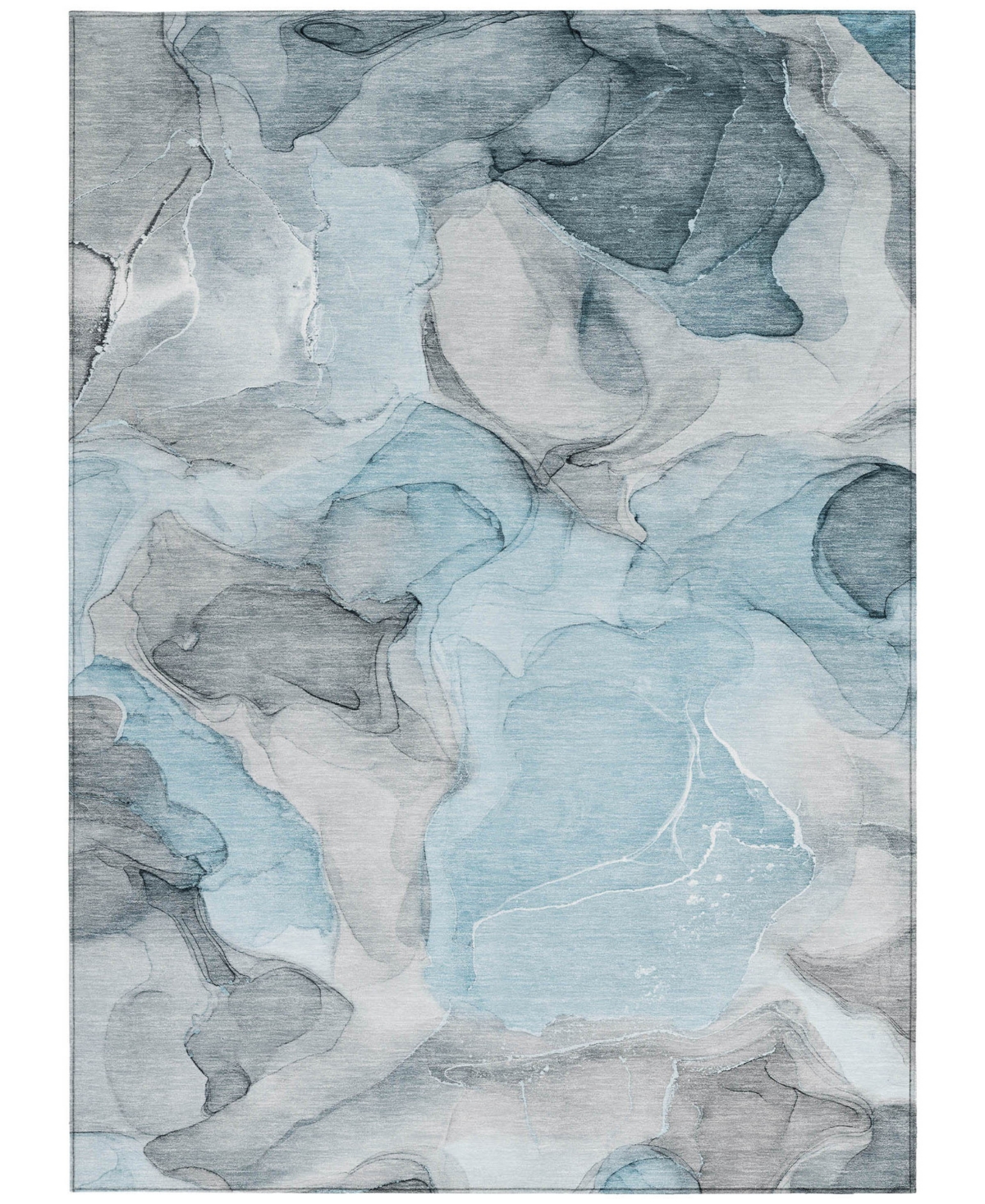 Addison Chantille Machine Washable Acn504 8'x10' Area Rug In Ocean