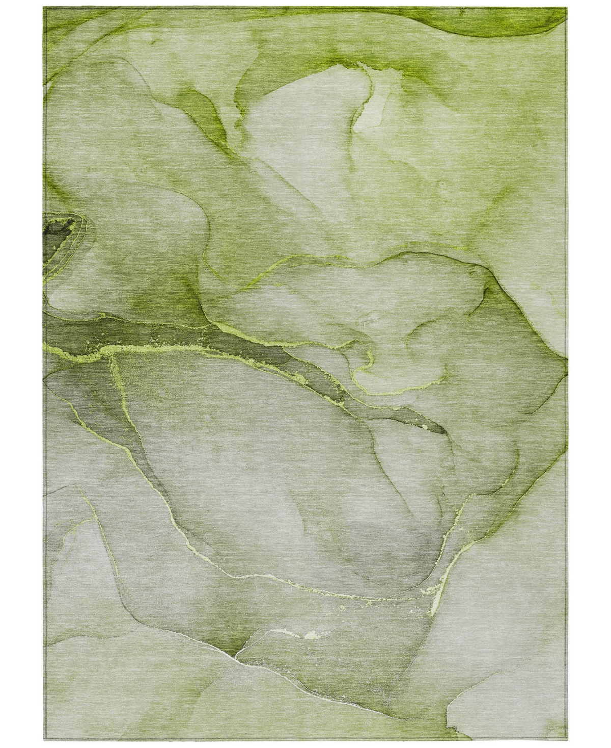 Addison Chantille Machine Washable Acn508 8'x10' Area Rug In Olive