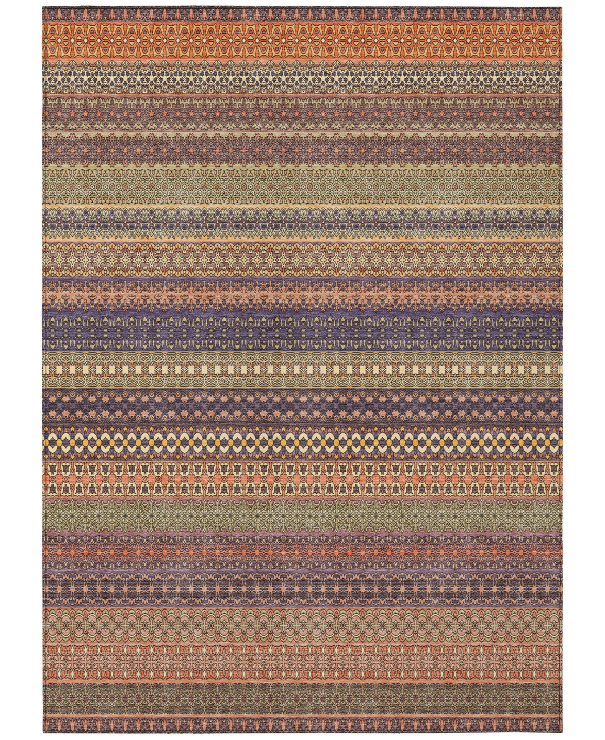 Addison Chantille Machine Washable Acn527 8'x10' Area Rug In Multi