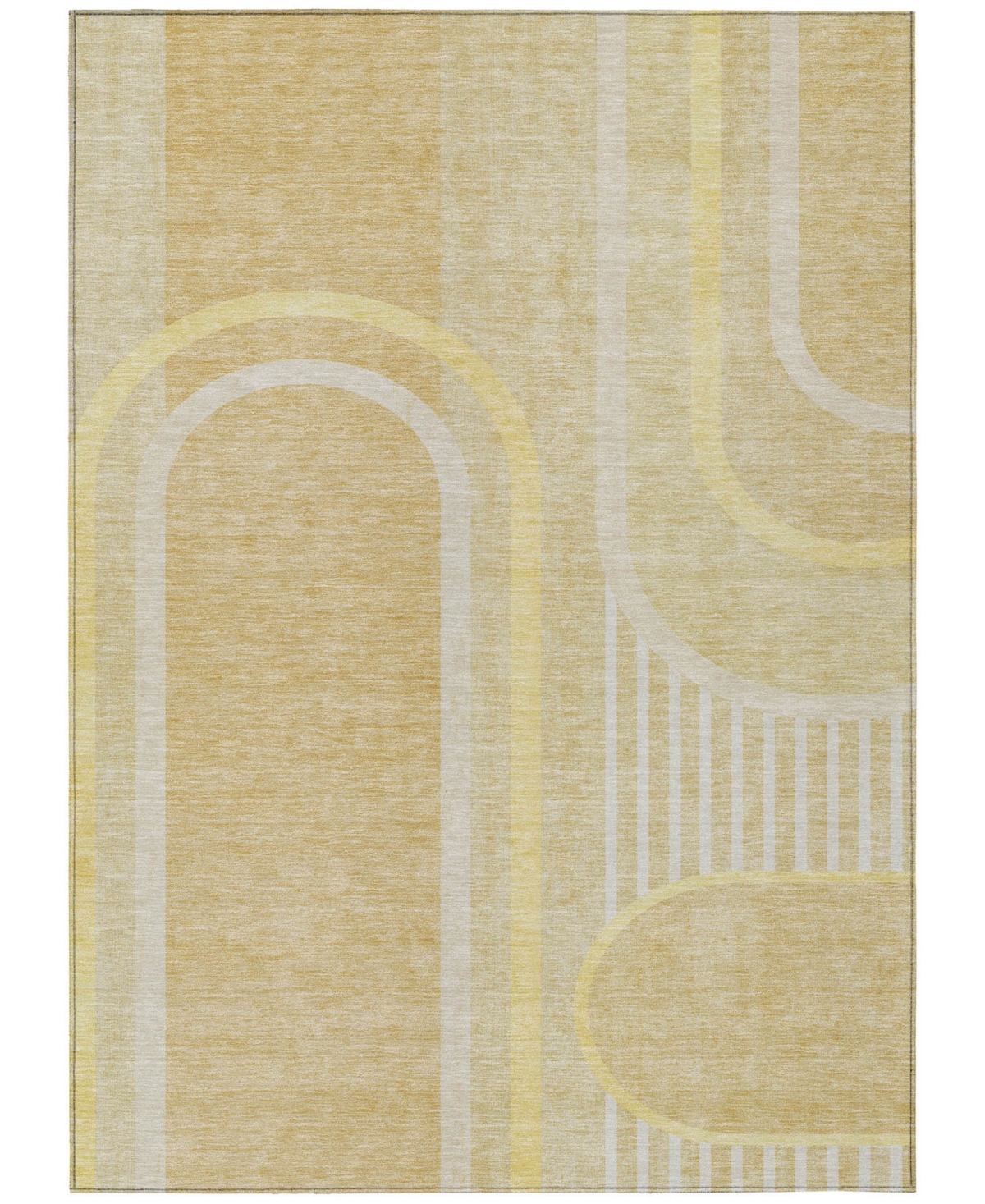 Addison Chantille Machine Washable Acn532 10'x14' Area Rug In Yellow