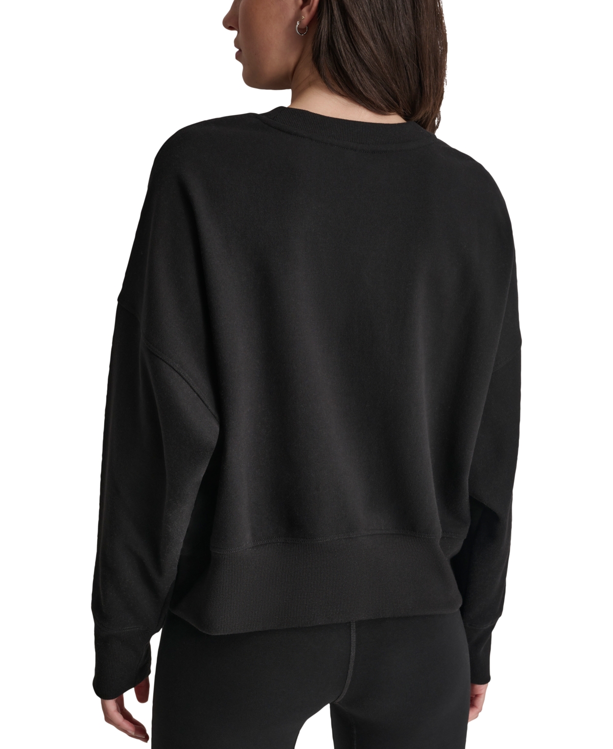 Dkny Sport Women's Varsity Puffed Logo Sweatshirt