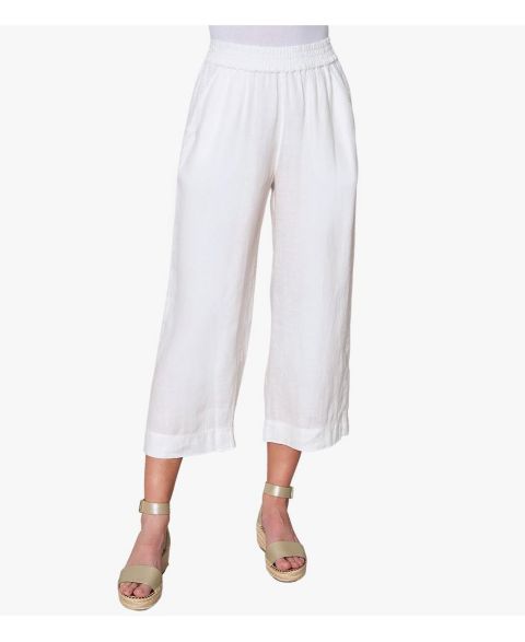Женские брюки Stella Carakasi Pull On Linen City, цвет: Мягкий белый