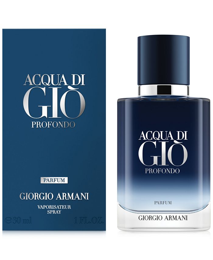 Giorgio Armani New! Men's Acqua di Gio Profondo Parfum Spray, 1 oz ...