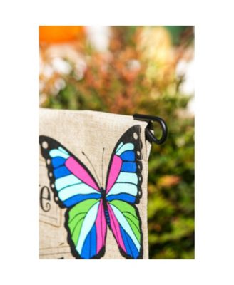 Iron Garden Flag Stand with Shepherd's Hook