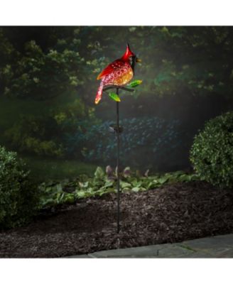 Garden Outdoor Decor Solar Garden Stake, Cardinal For Homes Gardens Yards Lawn and Patio