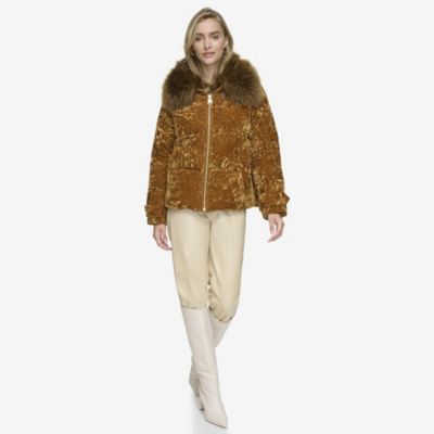 Women's Charleroi Crushed Velvet Down Puffer