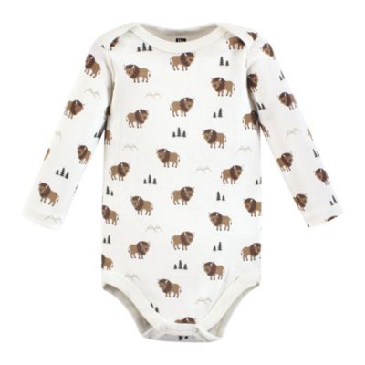 Long-Sleeve Cotton Bodysuit Collection 7-Piece Set