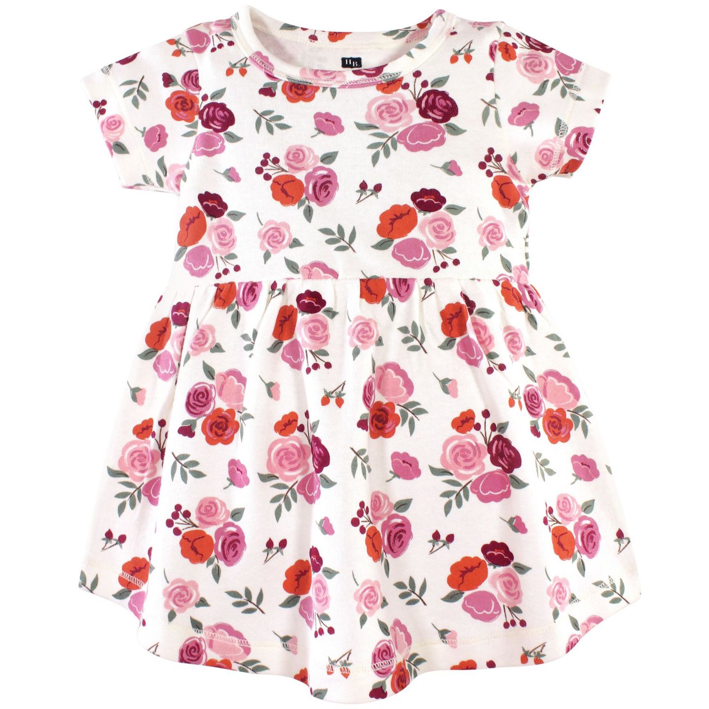 Платья Hudson Baby Essential Cotton Dress and Sweater Collection для девочек-малышей, цвет: Бордовый — фото 2
