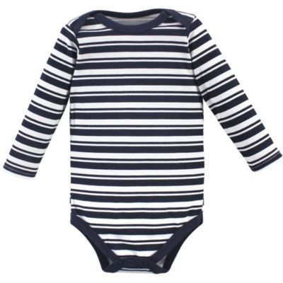 Soft Cotton Long-Sleeve Bodysuit Bundle 5-Count